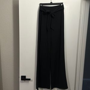 Size medium Tie Flare Pants - Black
